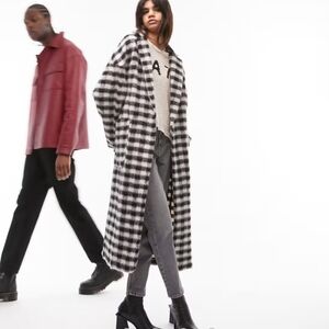 Topshop longline coat